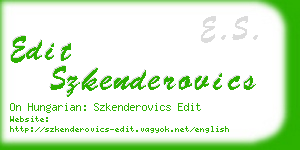edit szkenderovics business card